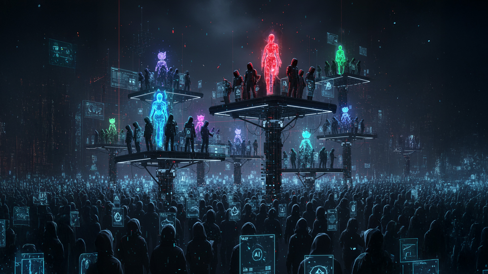 Panel 06: Digital City with AGENT1 Holders