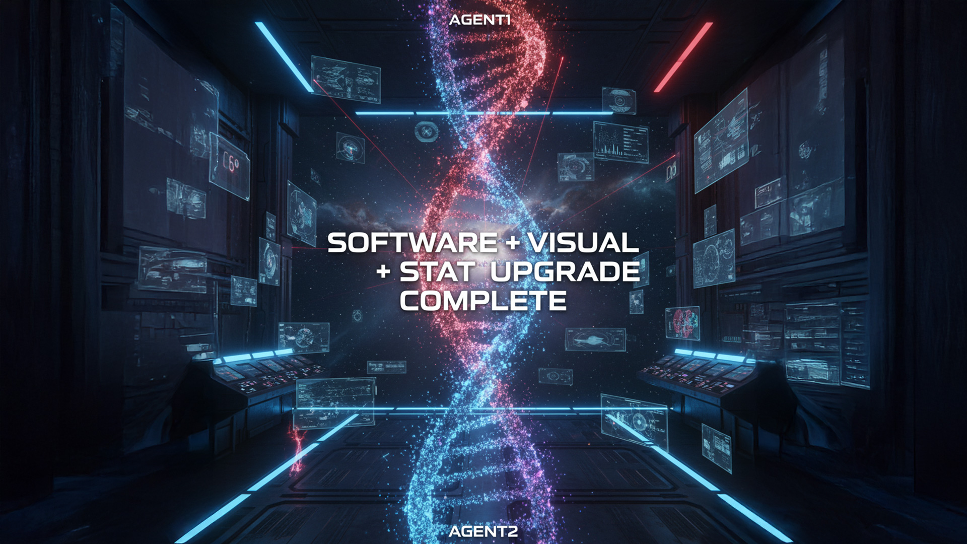 Panel 09: AGENT1 → AGENT2 Evolution